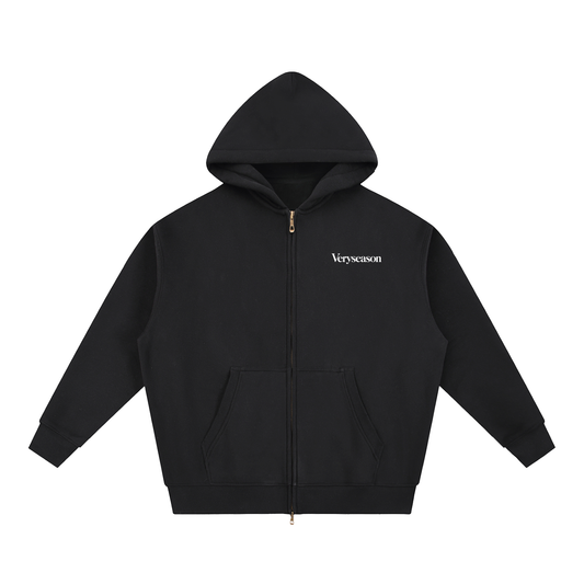 BRITISH TIME ZIP HOODIE